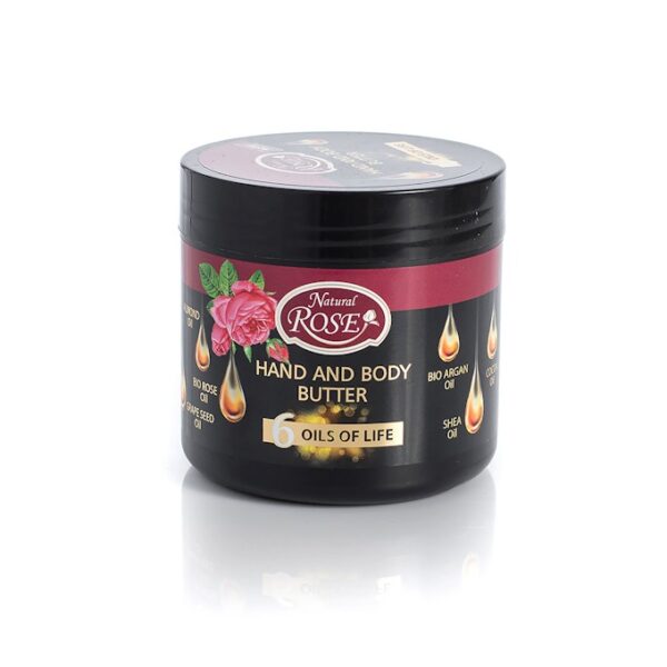 6in1 rankų ir kūno sviestas "Natural Rose Arsy" kosmetika 350ml