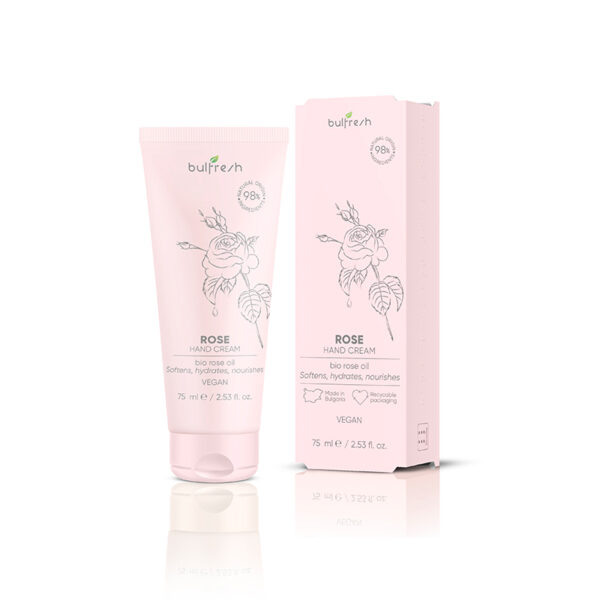 Rankų kremas Botanic Rose 75 ml