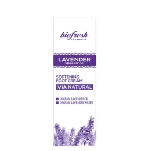 Minkštinantis pėdų kremas su levandomis "Via Natural Lavender Biofresh" 75ml