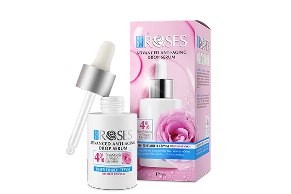 INTENSYVUS SERUMAS NUO RAUKŠLIŲ LAŠŲ 4% "SymMatrix" ir veganiškas glicerinas 30ml