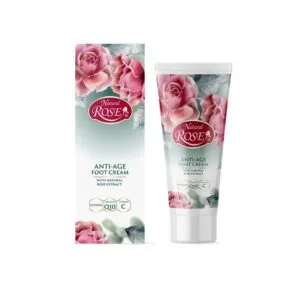 Anti-age regeneruojantis pėdų kremas su Q10 Natural Rose Arsy kosmetika 75ml