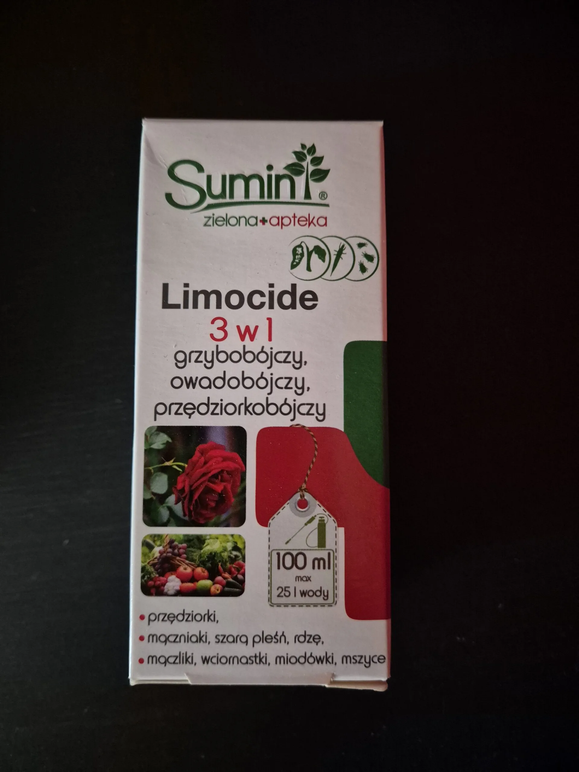 LIMOCIDE 3 viename 100 ml – GRYBAI, KENKĖJAI, LIGOS, ERKUTĖS, PILKASIS PELĖSIS, AMARAI