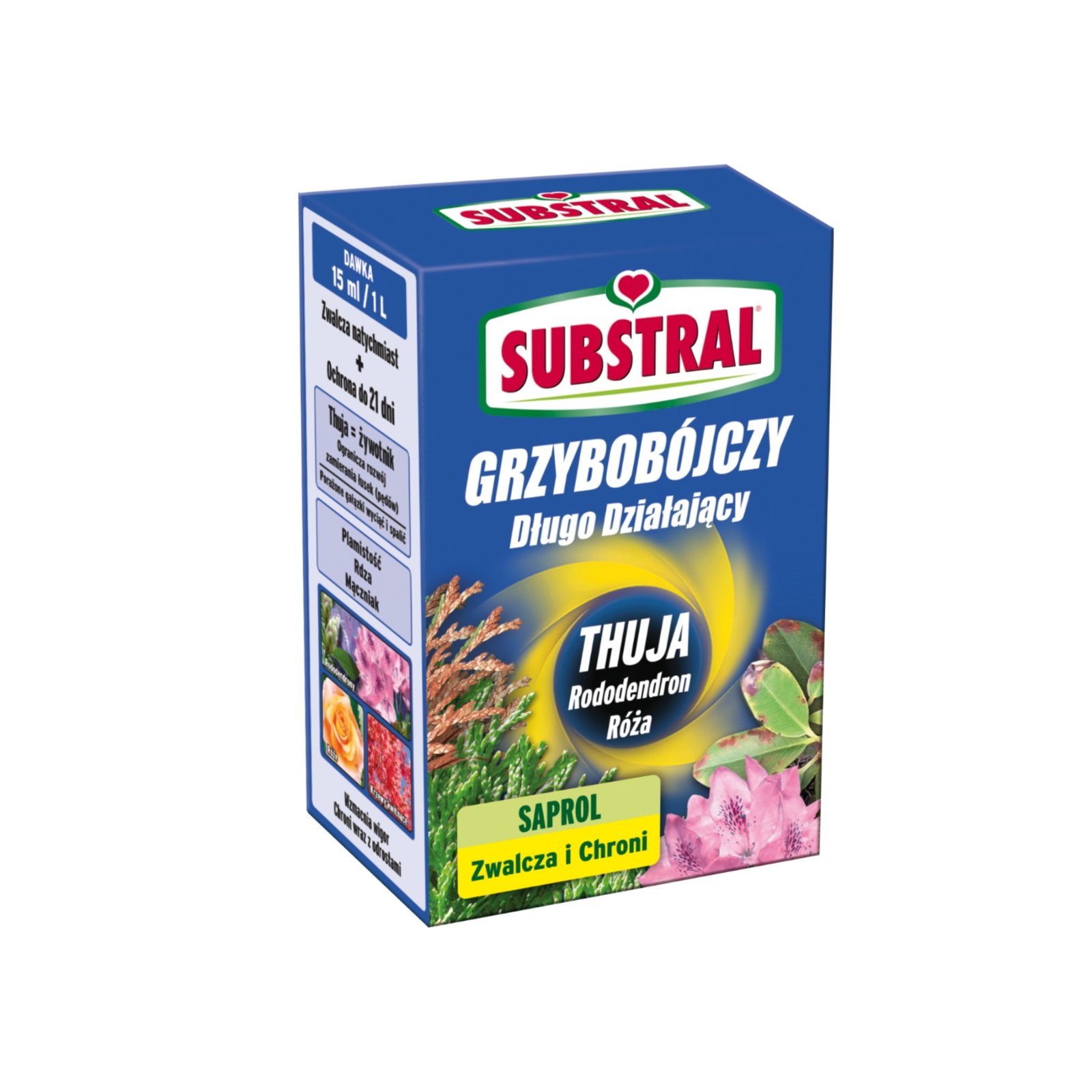 Saprol Substral 100 ml – Fungicidinė priemonė tujoms, rožėms ir rododendrams